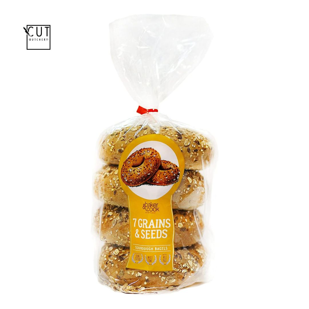 BAKER & COOK - BAGEL 7 GRAINS & SEEDS 360G