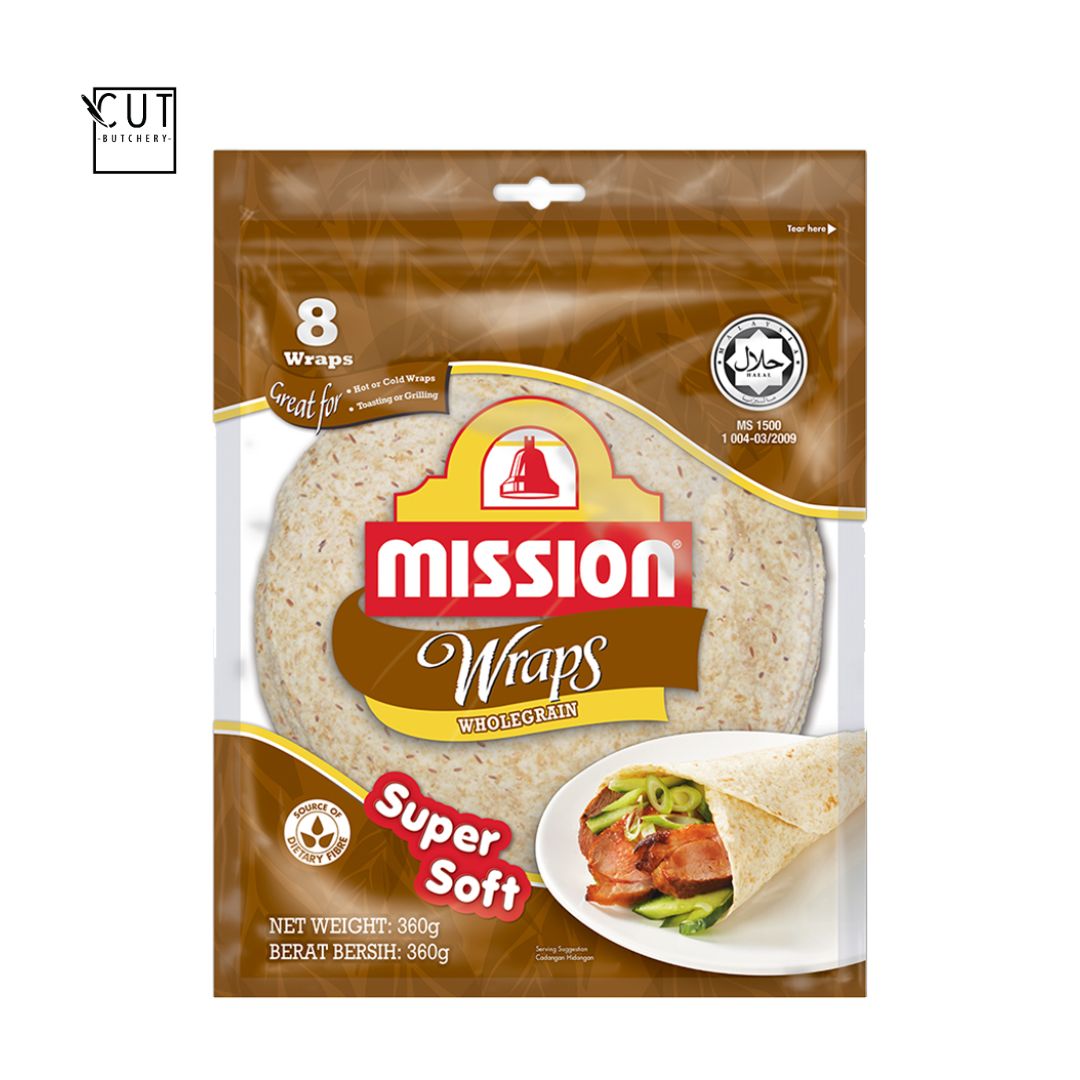 MISSION-WHOLEGRAIN WRAPS 360G – Cut Butchery