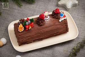 VARLHONA CHOCOLAT LOG CAKE 1KG (XMAS EDITION)